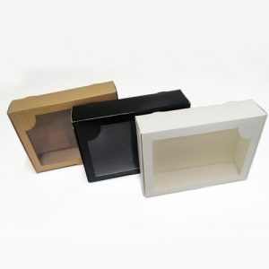 Caja Cartulina con Visor 20x15x3 cm